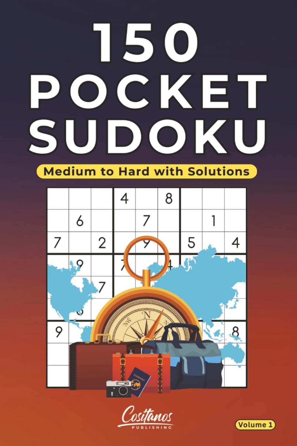 150 Pocket Sudoku: Medium to Hard with Solutions - Volume 1