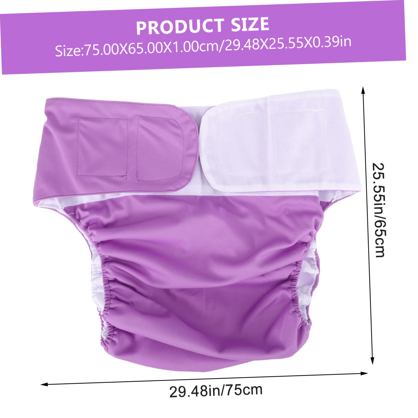 NOLITOY Sticky Nappy Leakproof Design for Elderly Washable Adult Diaper for Home Use