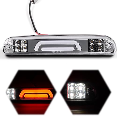 Miniatura 3 de GRAND ORANGE Tercera luz de freno LED compatible con Ford F250 F350 F450 F550 SD 1999-2016 lámpara de carga trasera súper resistente, luz de freno