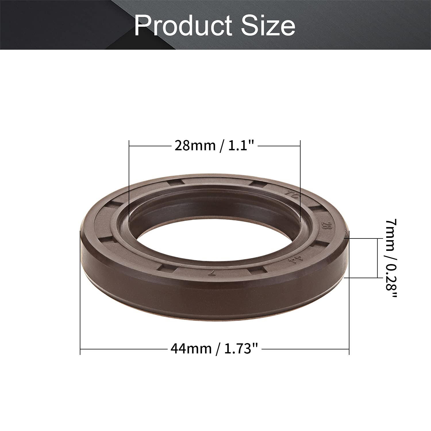 12MM X 32MM X 5MM TC Metric Oil Seal Factory New!