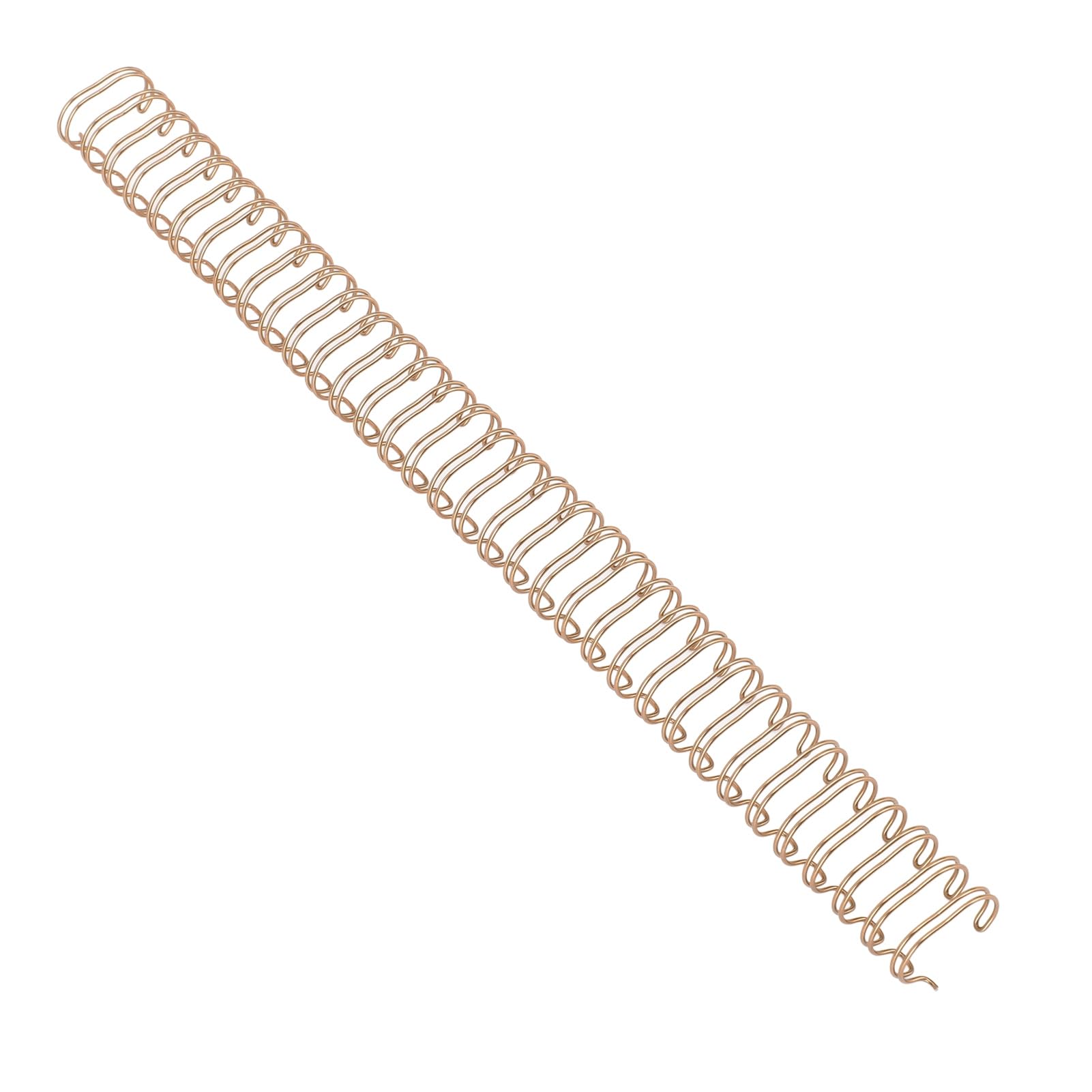 Sxhlseller Robuste, mit Nylon Beschichtete Drahtbindespulen, 100 Stück Kammbinderücken für Berichte, Präsentationen, 120 Blatt Kapazität, Binderinge (Bronze)