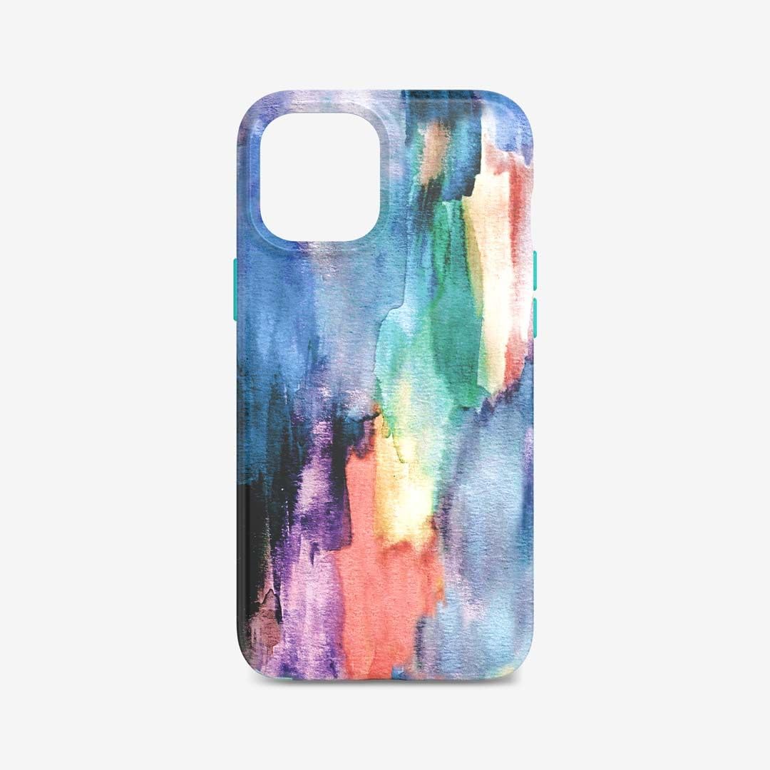 tech21 T21-8602 EcoArt Watercolour for Apple iPhone 12 Pro Max 5G - Fully Biodegradable Phone Case with 3 Meter Drop Protection