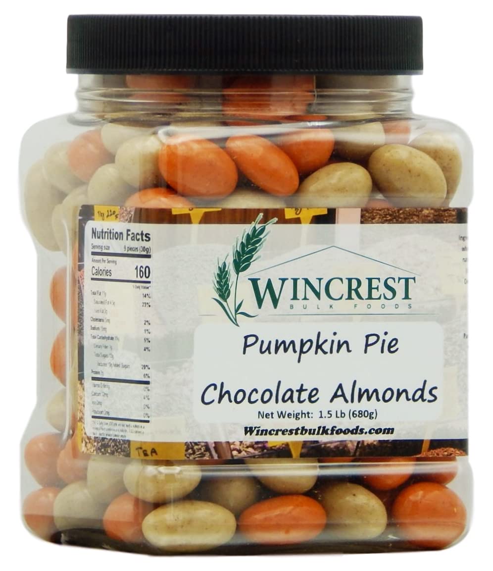 Pumpkin Pie Almonds - 1.5 Lb (24 Oz ) Tub