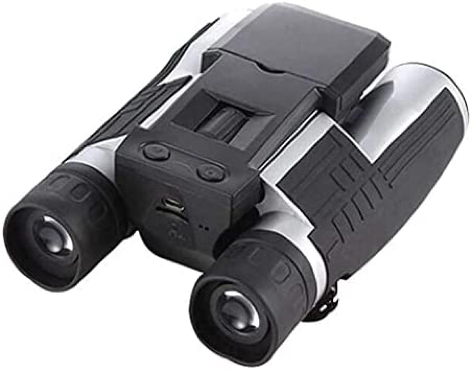 Telescopio/prismáticos Digitales con cámara, Pantalla LCD de 2 Pulgadas, grabadora de fotografías y vídeo de 12x32 y 5MP para observación de Aves, Partidos de fútbol y conciertos