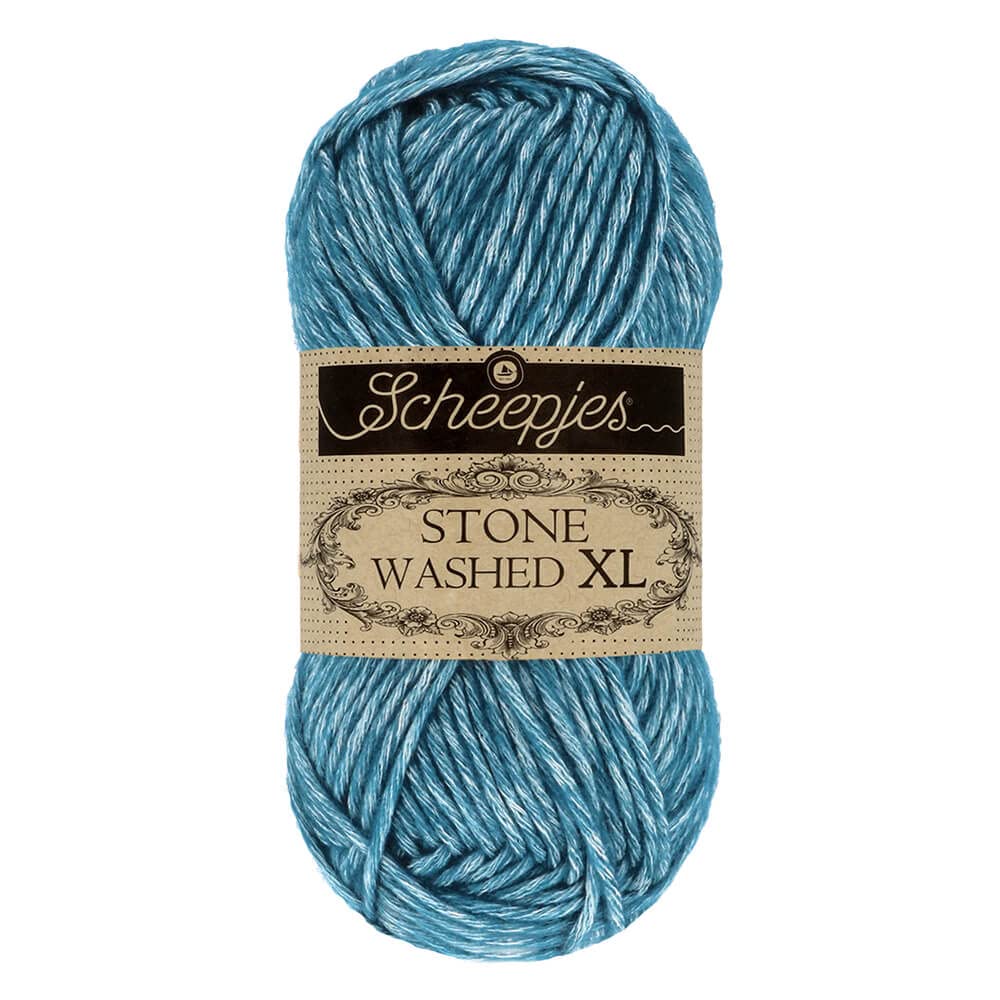 Scheepjes Stone Washed XL 50 g Yarn – Blue Apatite 845