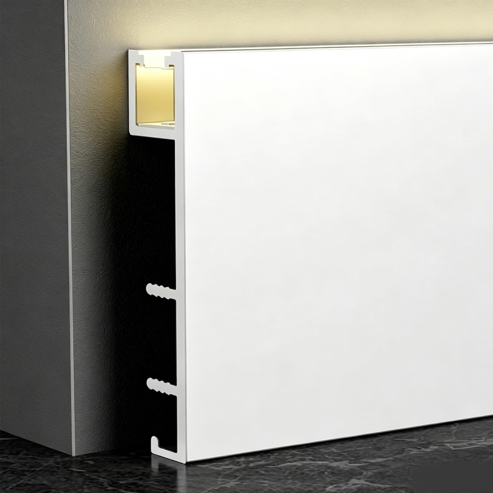 Profil LED Aluminiowy Kanał Led Do OśWietlenia PrzypodłOgowego