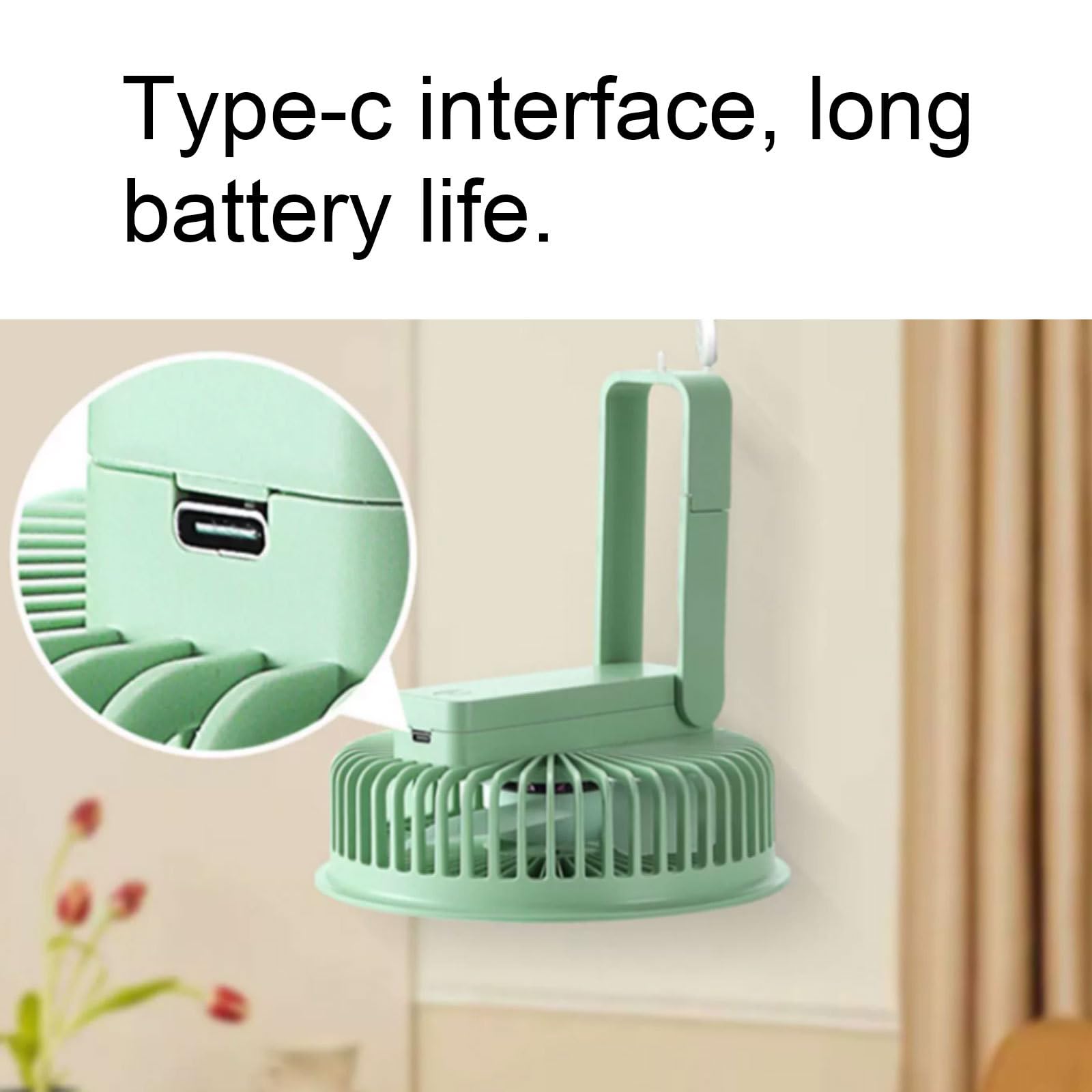 Ventola Portatile Mini Ripiegabile Ventola Portatile Ricaricabile Ventola Portatile silenziosa Ventola Portatile Regolabile