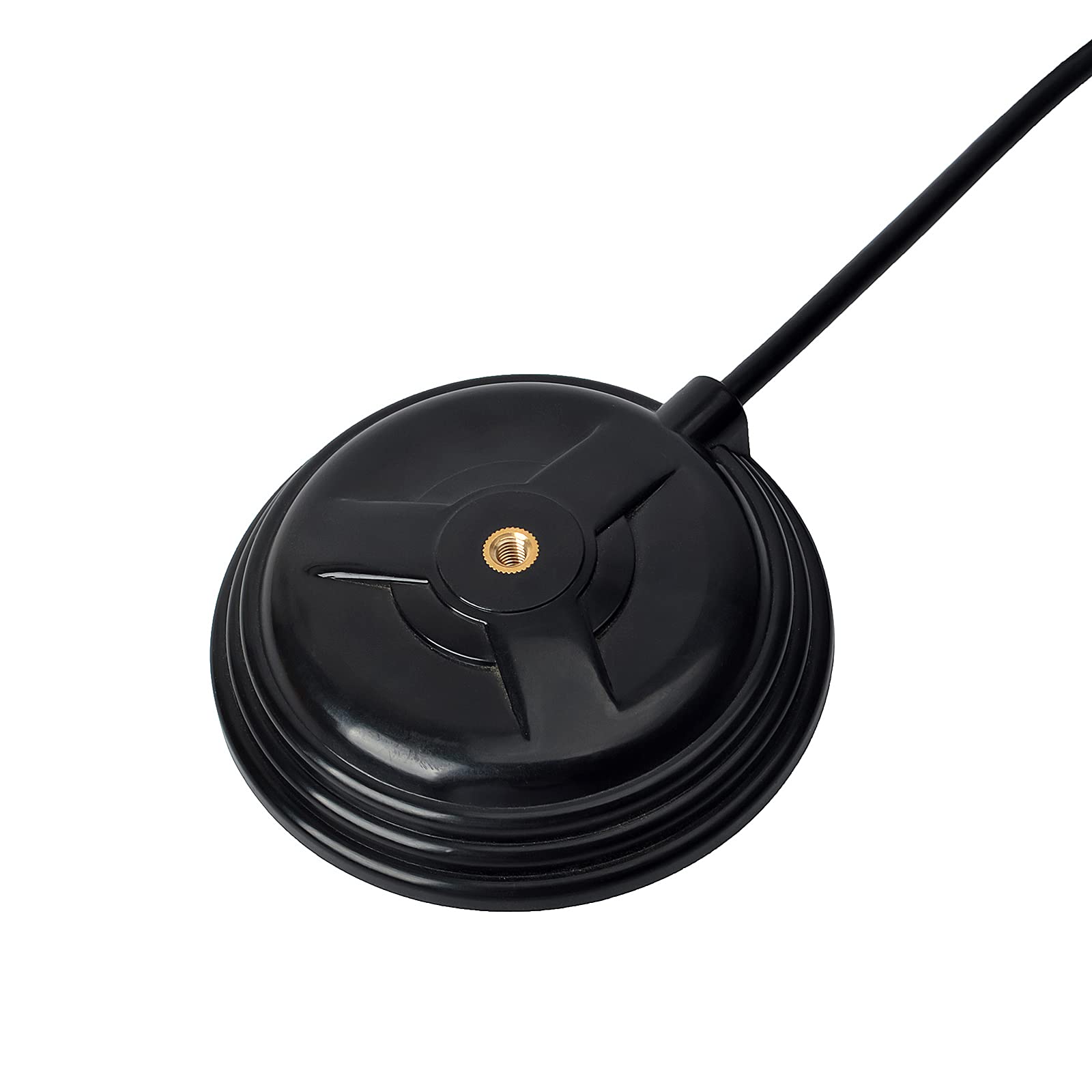 UAYESOK VHF UHF 2m/70 cm, Antena de Radio móvil de Banda Dual Base magnética Aérea - PL259 con 13ft (4m) RG-58 Cable coaxial, escáner de Policía de Radio Amateur (Naranja)