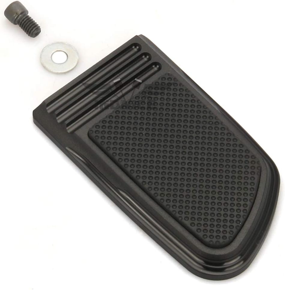 HappyMotor Cnc Defiance Black Large Brake Pedal Pads Fit