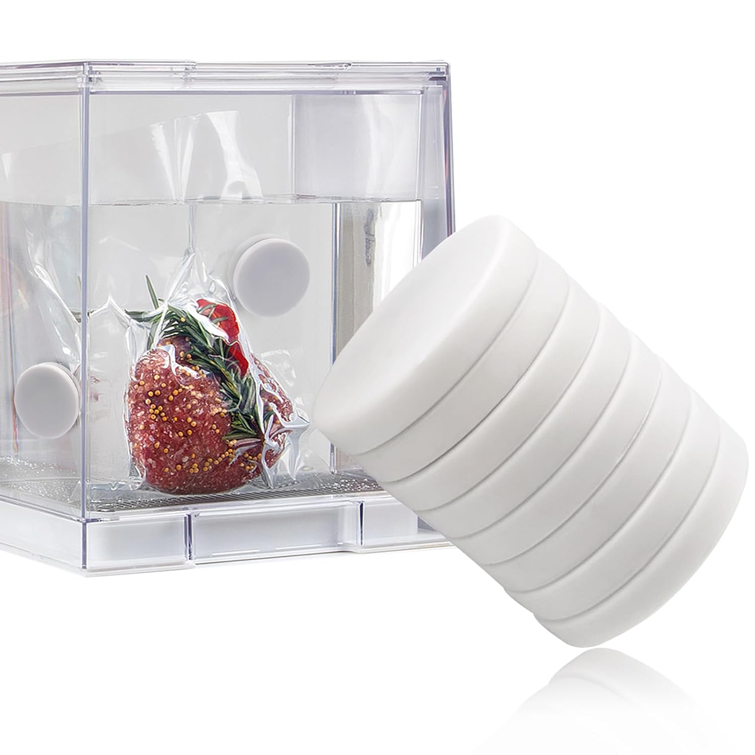 8 Pieces Sous Vide Heavy Duty Sinker Weights for