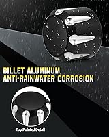Vista 3 de Tapa negra para tuerca de eje delantero, cubierta de tuerca de horquilla delantera compatible con Harley Davidson 2002-2024 Softail Dyna Iron 883