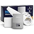 Cell PhoFne Booster for Home Up to 5000 sq ft,4G LTE 5G Cell Phone Signal Booster for Verizon, AT&T and All U.S.Carriers, Easy Installation with Built-in Antenna,HD LCD Display,FCC Approved