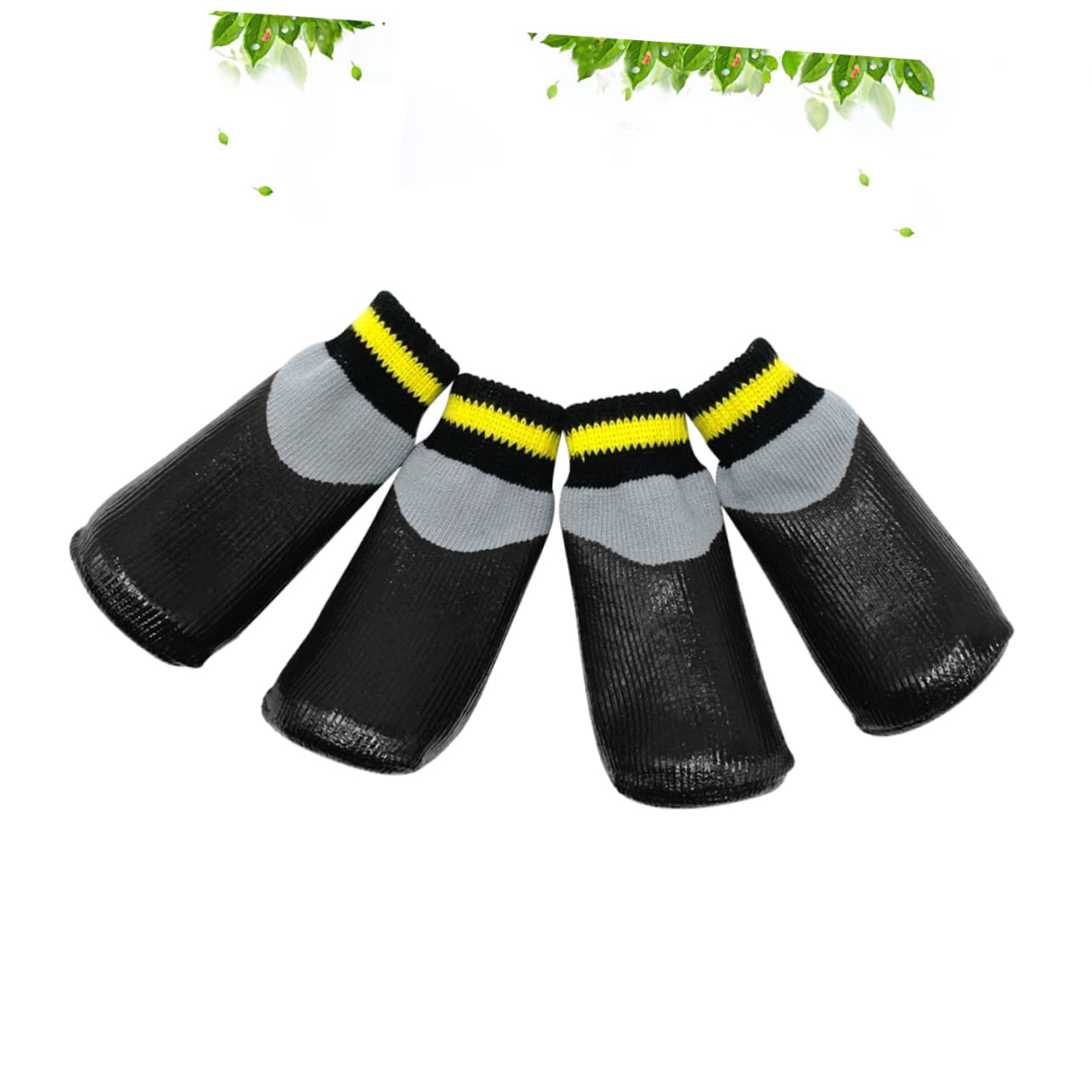 FOMIYES 3 Sets Schuhe Für Hundewelpen Booties Und Socken – Schuhe Für Im Freien Größe 5 Schwarz