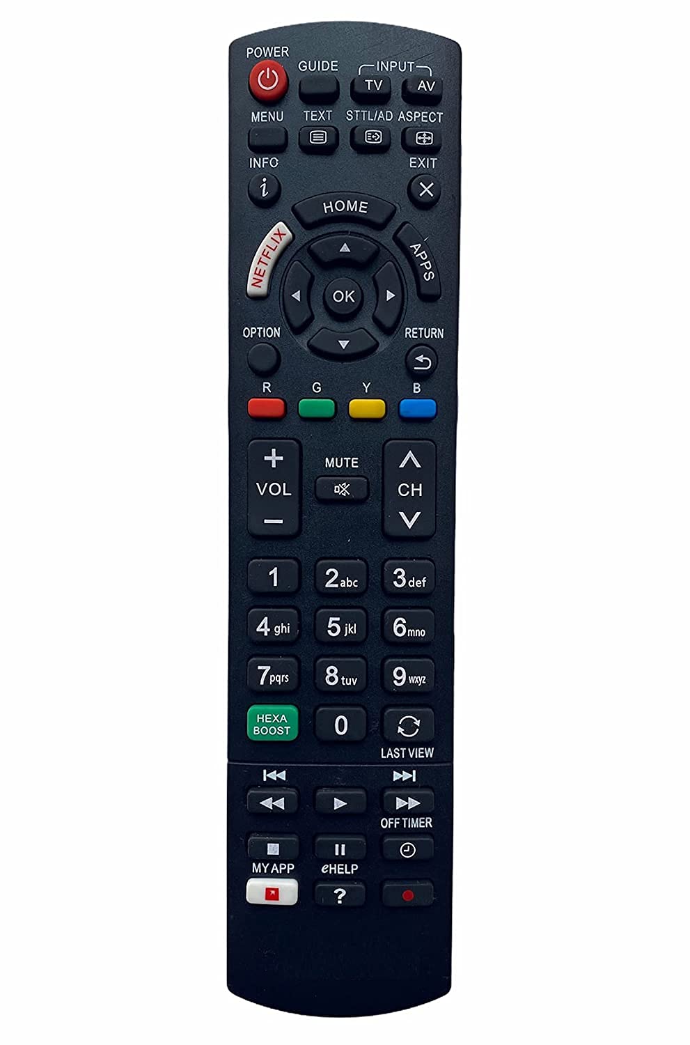 Hybite Remote Compatible with Panasonic LCD/LED Smart TV with Netflix Function (Old Remote Functions Must be Exactly Same) (B09F3RX8CY) Amazon Price History, Amazon Price Tracker