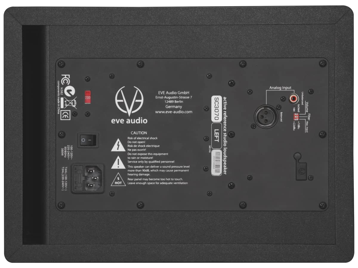 EVE AUDIO SC3070 Active Studio Monitor (Left)
