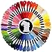 Produktbild Pllieay 50 Stränge Regenbogen Farbe Embroidery Floss Stickgarn mit 12 Stücken Floss Spulen
