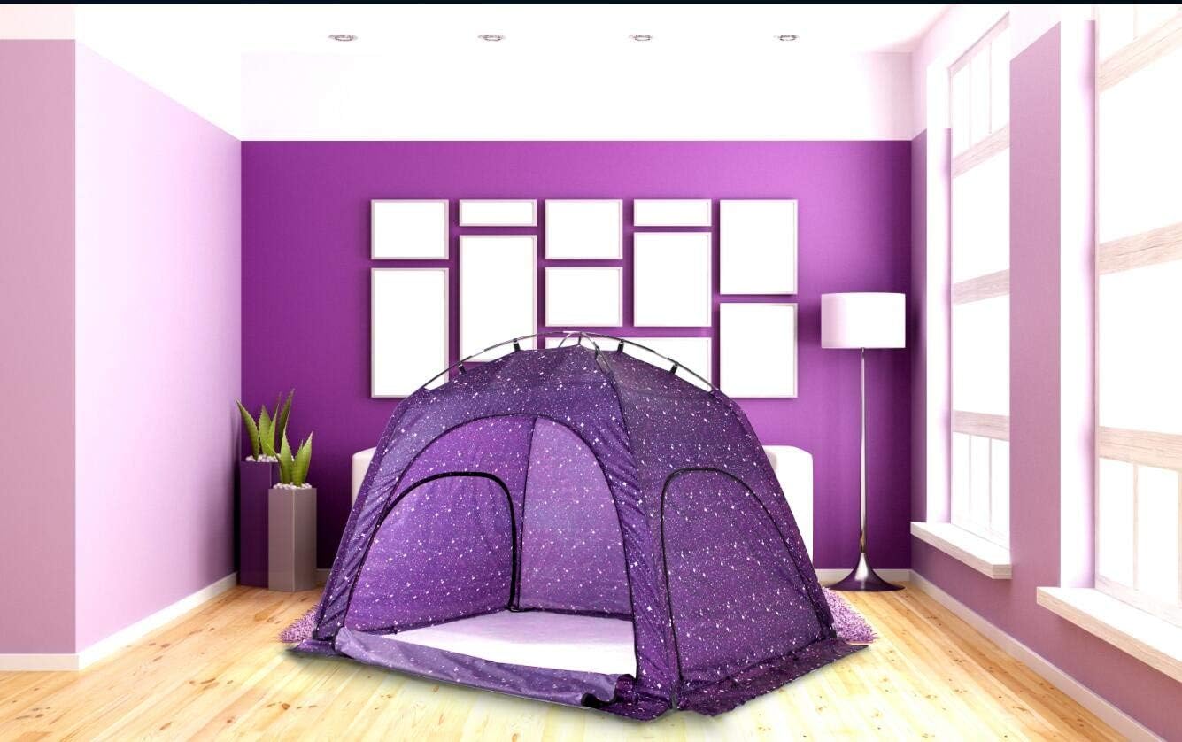 FeelingLove Indoor Privacy Play Tent on Bed/Warm and Cozy Sleep BedTent