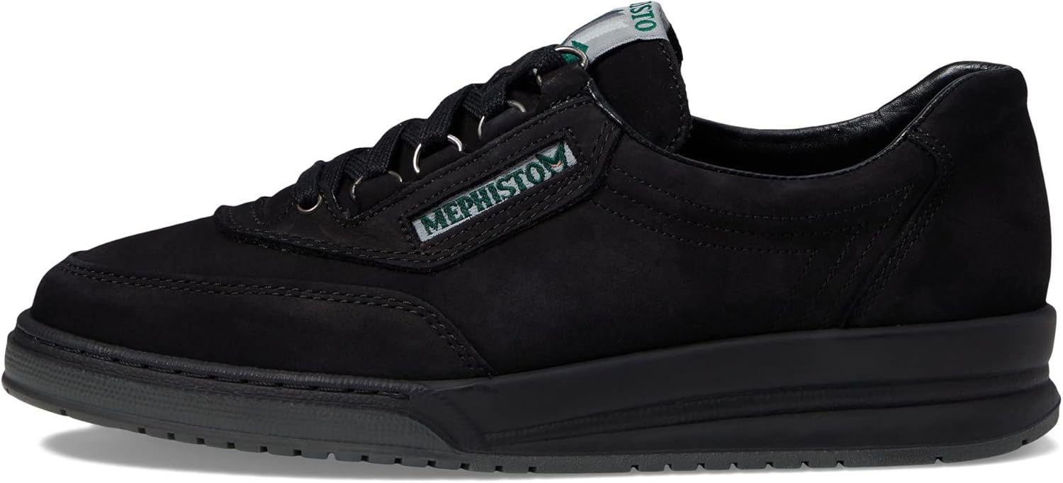 Mephisto Women's Rush Sneaker, Black Nomad, 11
