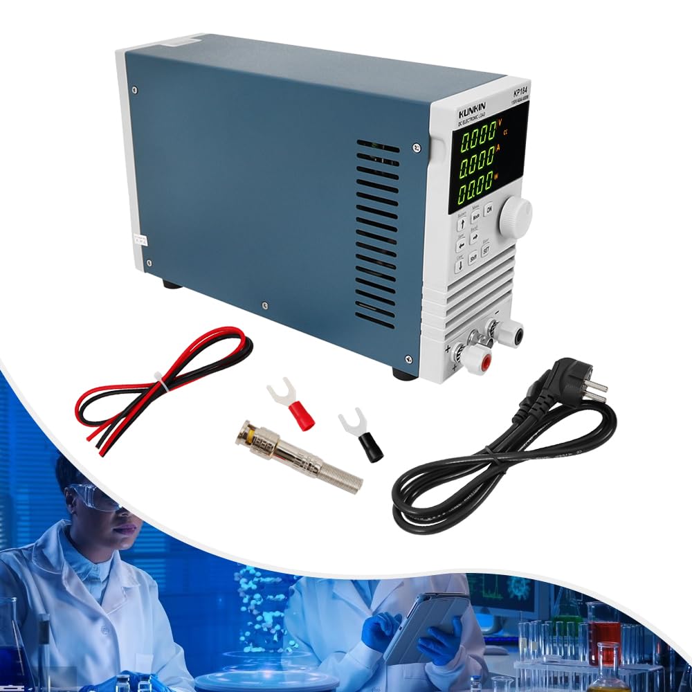 DC KP184 Tester di Carico Elettronico 400 W - Singolo Canale, 4 Modalità CC/CV/CW/CR, Programmabile, Schermo LCD