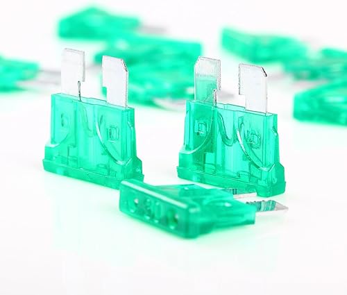 Miniatura 8 de MAS 10 fusibles de repuesto automotriz ATC Blade 32V 1A 3A 5A 7.5A 10A 15A 20A 25A 30A 35A 40A AMP para automóvil, barco, camión, SUV (35A)