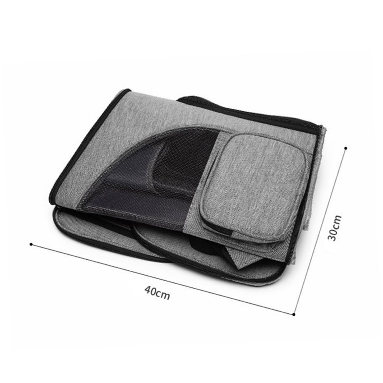 TOYANDONA 1pezzi Zaino Per Animali Domestici Grigio Traspirante Di Ventilazione Design Pieghevole Portatile Per Cani Gatti Gattino Cucciolo
