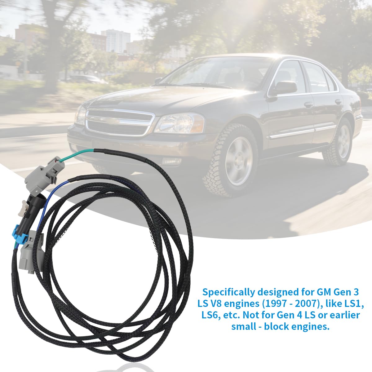 for GM Gen 3 LS V8 Engines LS1 LS6 LQ4 LQ9 LM7 LR4 Knock Sensor Relocation Kit