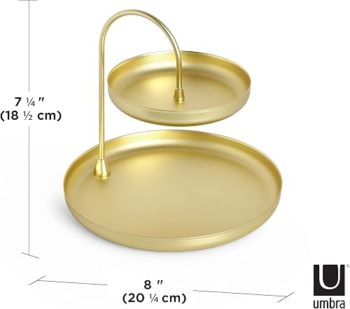 Miniatura 2 de Bandeja para accesorios en niveles de Umbra Brass L