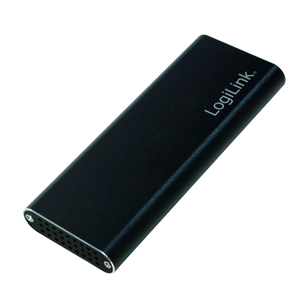 LogiLink UA0314 USB 3.1 Festplattengehäuse für m.2 SATA (NGFF) SSD, Schwarz