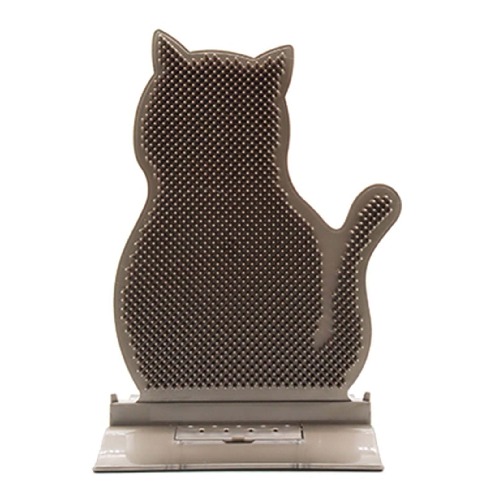Katzenbürste Katze Selbstkosmetikerin - 3 In 1 Funktionskatze Bogen, Kurzhaarige Langhaarige Katze Ecke Pflegebürste, Glas Ecktürplatte Katze Gesicht Massage Kratzer (Color : Door cat Brush)
