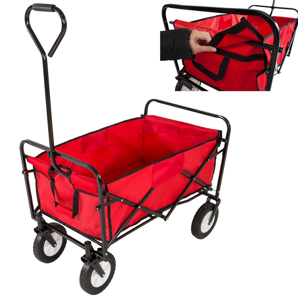 Varan Motors - TC0102 Carrello di trasporto a mano pieghevole, 89 x 54 x 55 cm, carico massimo 85 kg