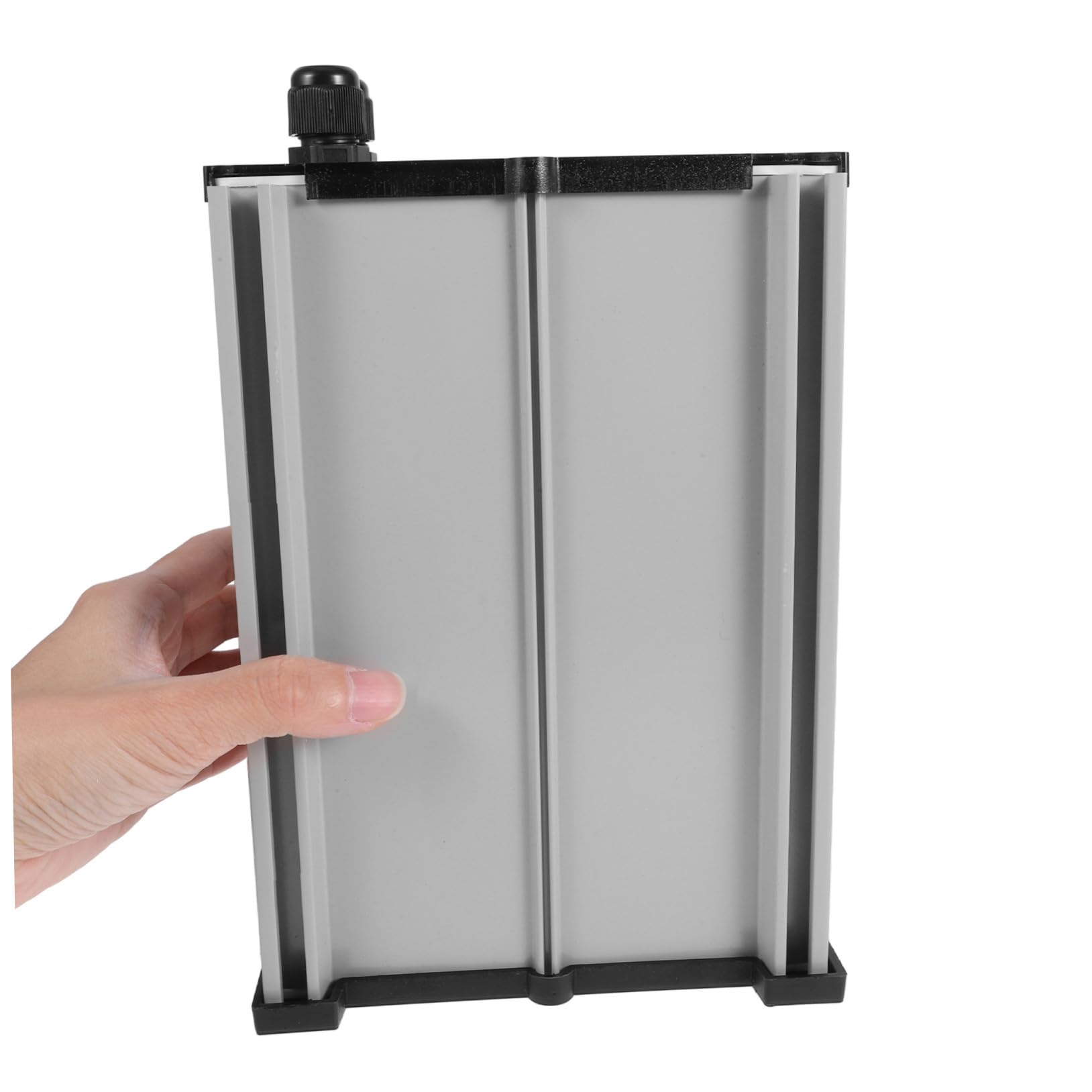Boîtier Batterie Étanche Robuste avec Couvercle pour Stockage Lithium Boîte Électrique Extérieure pour Éclairage Solaire Protection des Composants