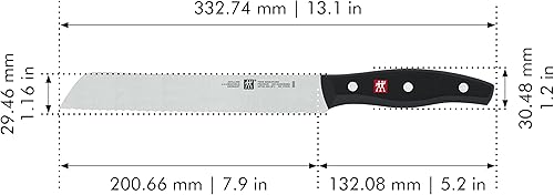 Miniatura 2 de ZWILLING Twin Signature - Cuchillo para pan de 8 pulgadas, cuchillo para pastel, afilado, fabricado en una fábrica alemana propiedad de la empresa