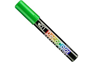 Uchida Marvy Deco Color Chisel Tip: Enriching Artistic Horizons with Vivid Acrylic Markers