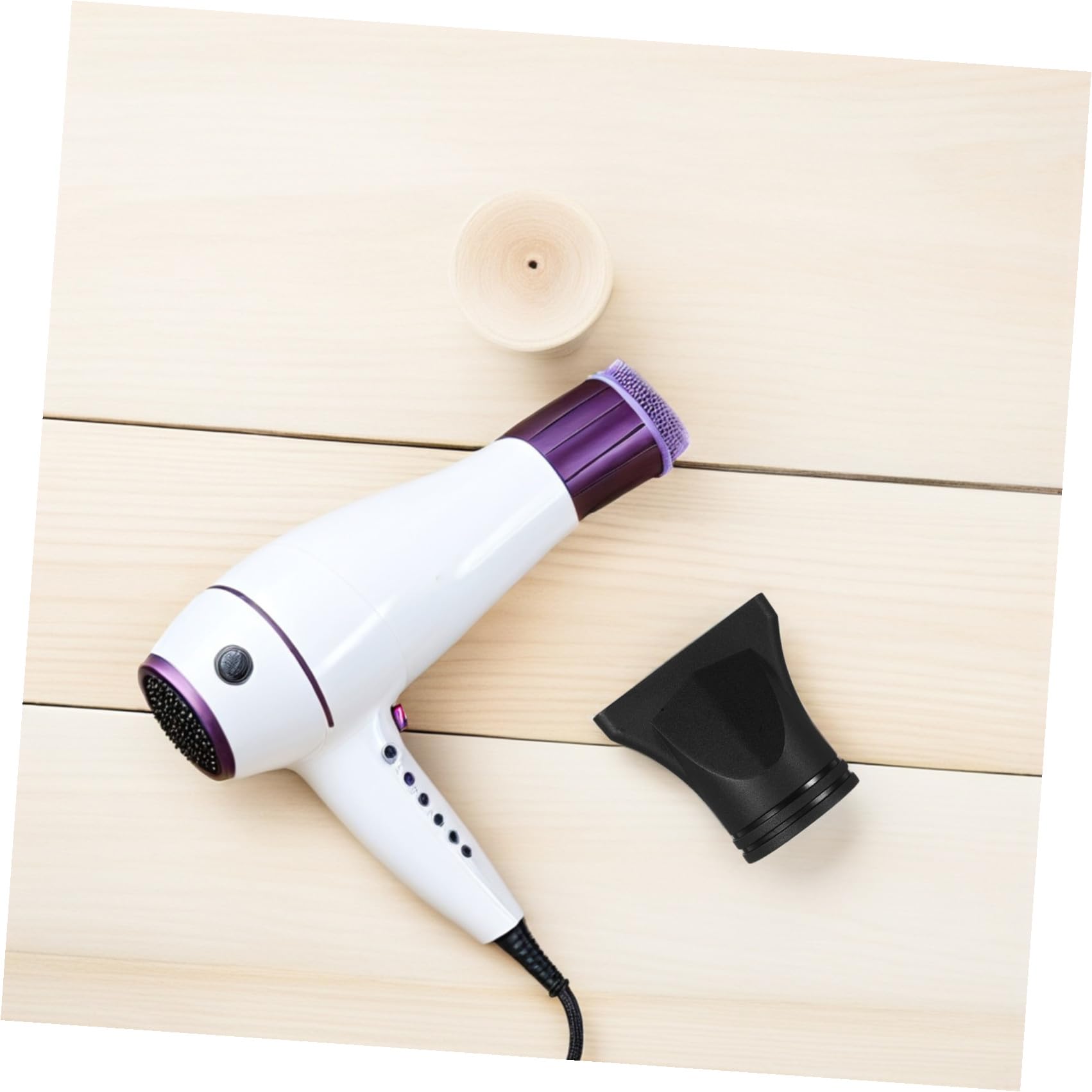 Lot de 5 Embouts pour Sèche-Cheveux en Plastique Résistant à la Chaleur Concentrateurs Universels Fins et Larges pour Coiffage Professionnel Accessoires pour Brushing et