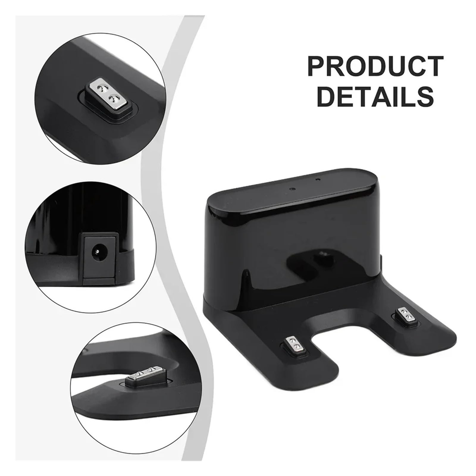 Base De Carga Compatible Con Varias Marcas De Aspiradoras Robot, Incluidas Kabum Y Smart 100.