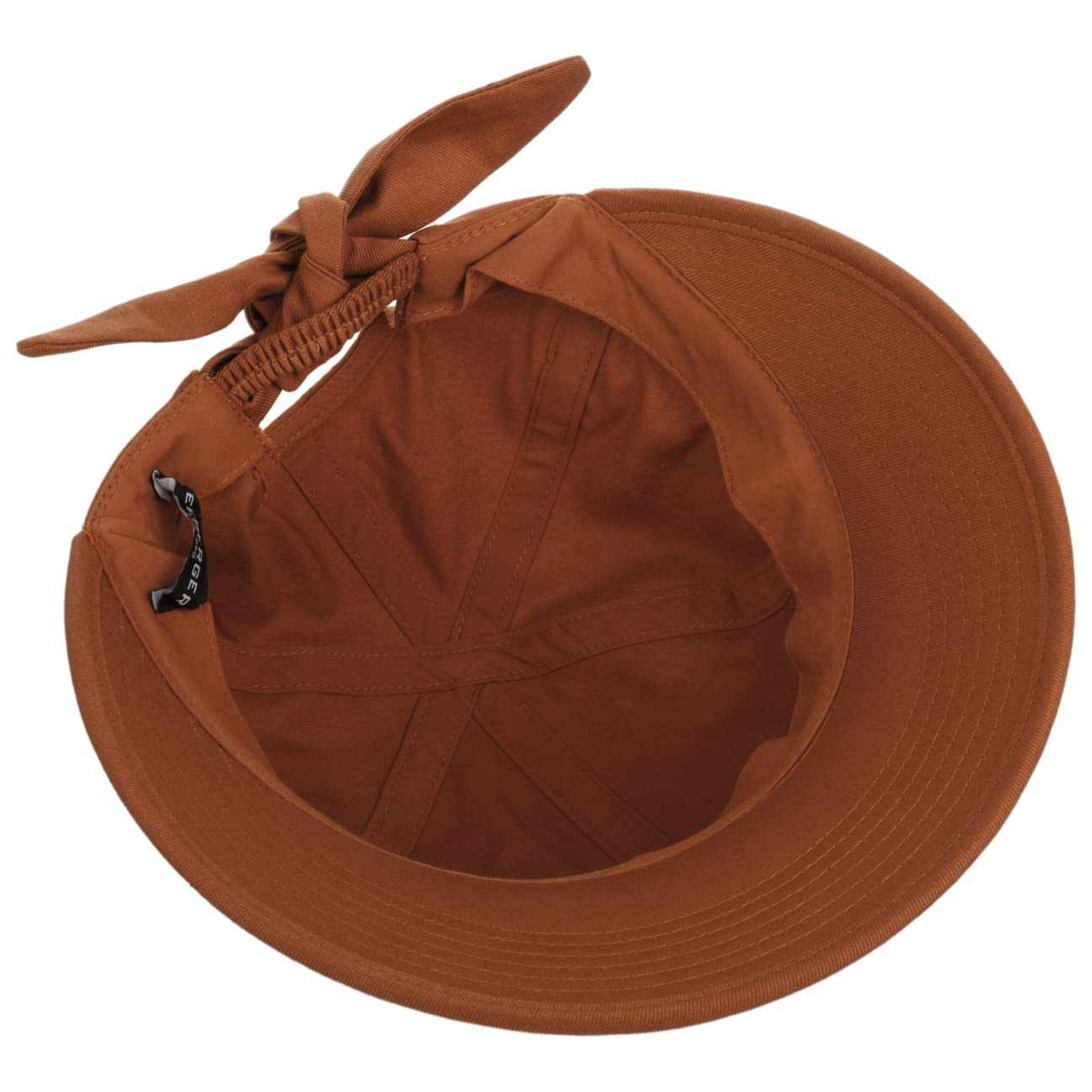 Seeberger Casquette Sunshine Femme - en Coton pour avec Etiquette Visiere Printemps-ete Ete - Taille Unique Rouille