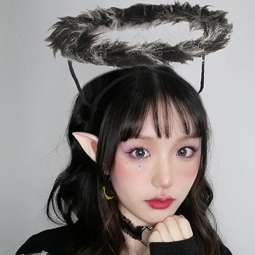 Miniatura 2 de Cartoon Animal Angel Headbands Soft Devil Hair Hoop Animal Cosplay Hairband for Kids Stage Hair Accessories