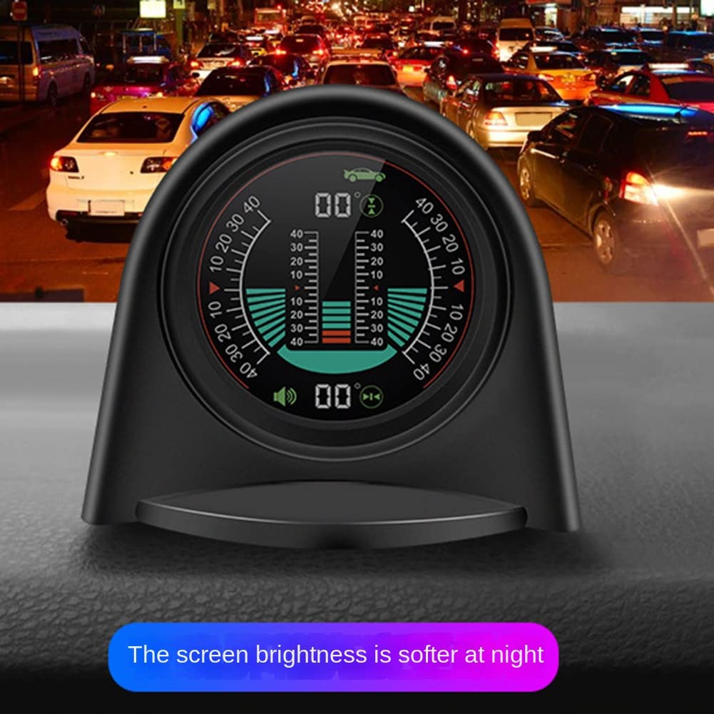 VENOAL X94 Car HUD Inclinometro Digitale Accessorio 4X4GPS Off-Road Auto Pitch Roll Angle Smart Slope Meter