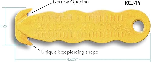 Miniatura 8 de 100 cortadores de cajas de seguridad Kutter - Abridor de paquetes de seguridad Safex - Cortador de cartón utilitario paquete económico (100,