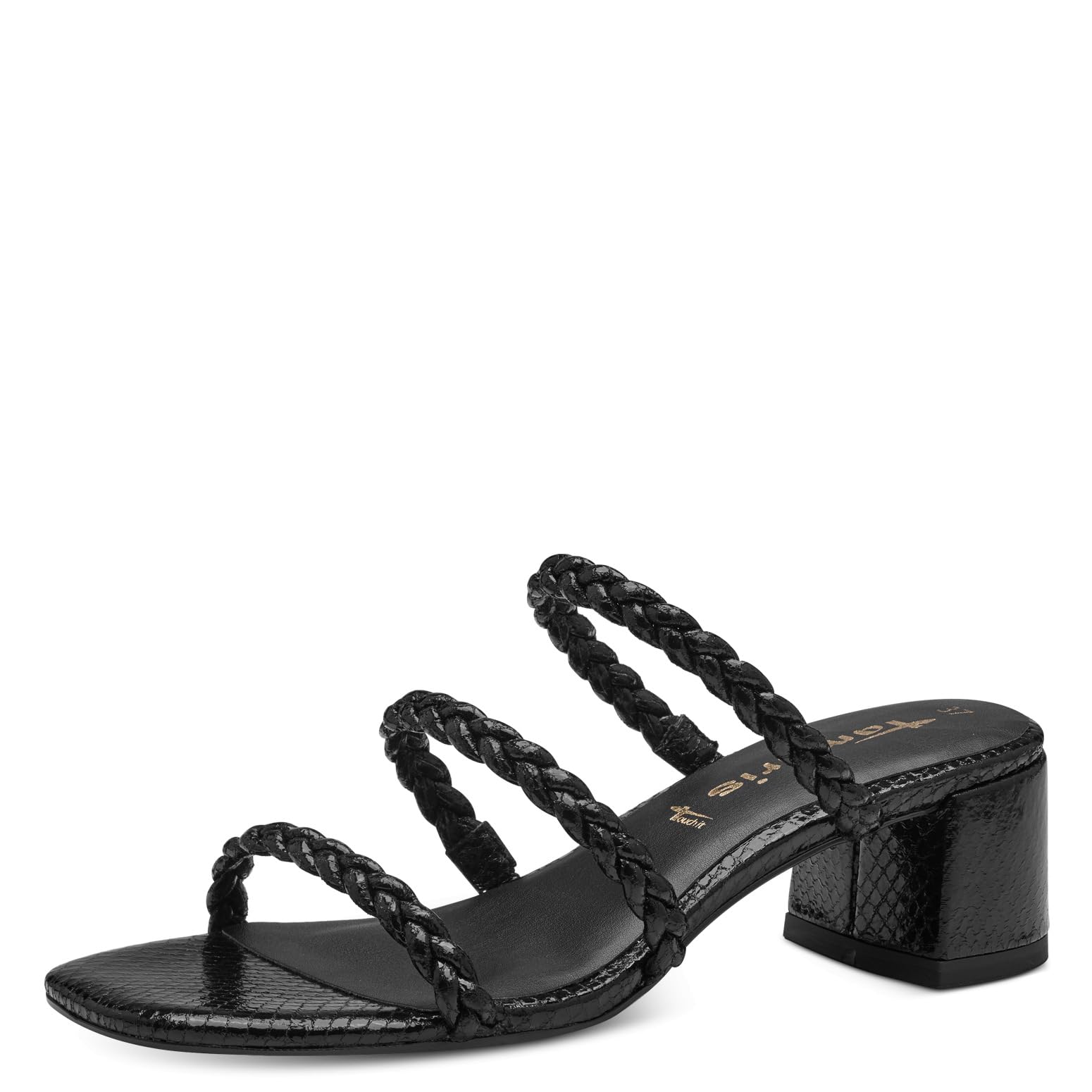 Tamaris Damen 1-27234-42, Heeled Sandal, Black,