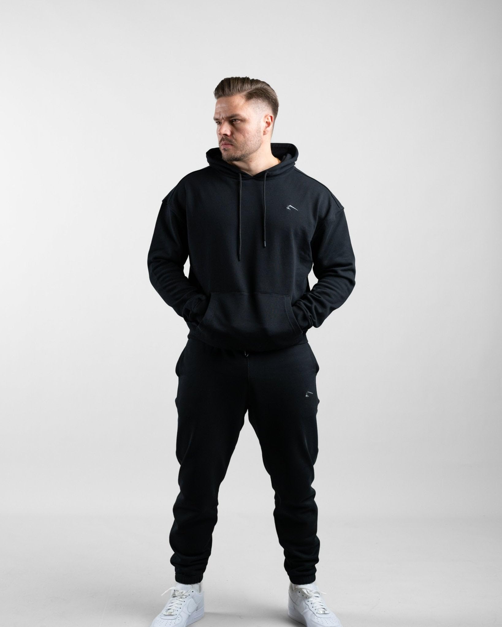 ATHLETIC AESTHETICS Essential Oversize Hoodie - Oversize Kapuzen Pullover für Herren, Langarm Hoody, Kapuzenpullover für Sport, Fitness, Gym und Freizeit, Pulli Bequem und Sportlich