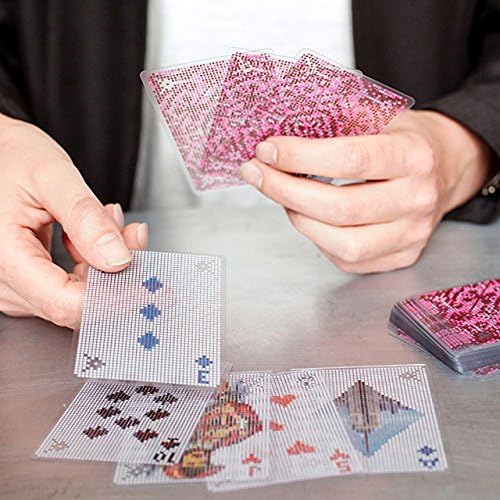 Kikkerland From U S A Pixel Cards Blue ピクセルカード ブルー 不思議なトランプ カードゲーム トランプ おもちゃ Kikkerland From U S A Pixel Cards Blue ピクセルカード ブルー 不思議なトランプ カードゲーム トランプ おもちゃ