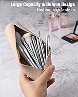 Vista 47 de FERYES Soporte para brochas de maquillaje de viaje, Negro -, Chico, Simplicidad