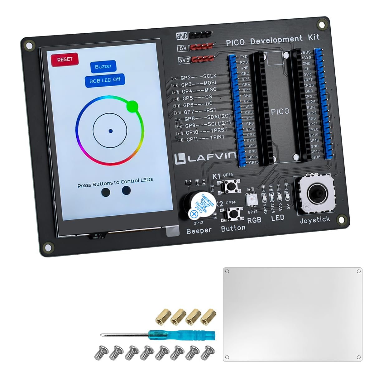 Amazon.com: LAFVIN PICO Development Kit for Raspberry Pi Pico 2/1