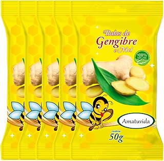 Amatuvida Bala de Gengibre Com Mel 50g - Produto 10 mais recomendado com 0 estrelas