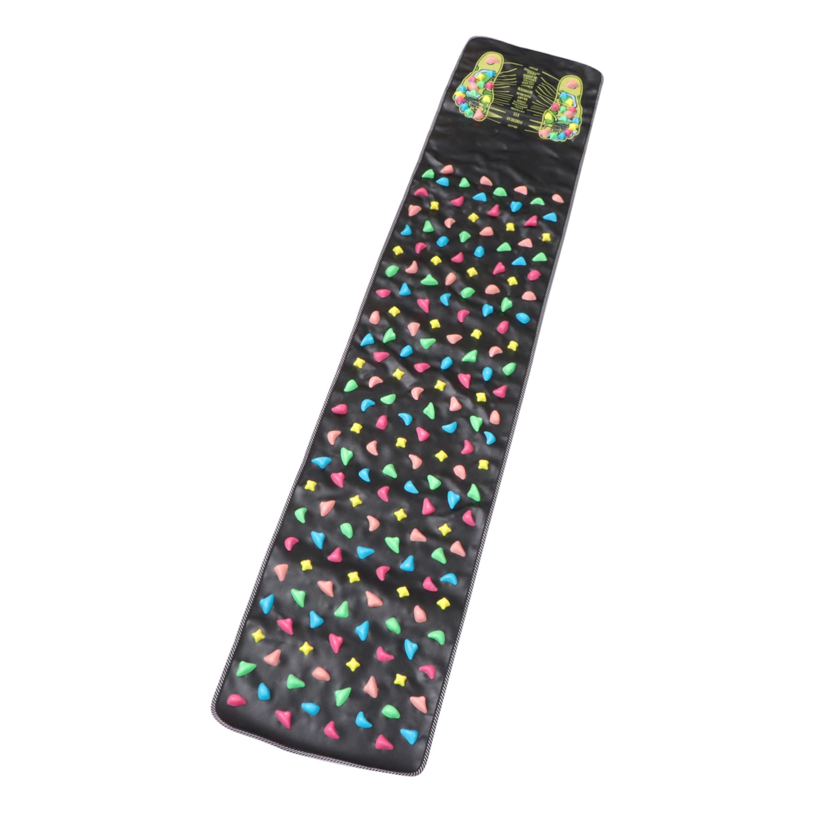 Akupressur Fußmatte 175x35cm aus Leder und PP für Fußmassage