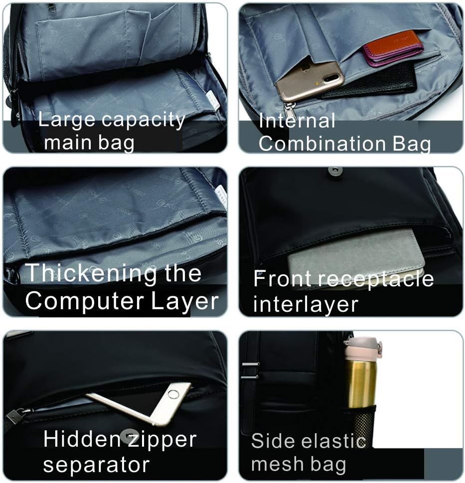 Super Big Clearance! Laptop Backpack, Gebnuit Business Bags Casual Student Travel Laptop Computer Backpack Rucksack with USB Charging Port, Slim Lightweight Anti-Theft Water Resistant, Fits 15.6 Inch Laptop 80% Off Discount Laptop Backpack, Gebnuit Business Bags Casual Student Travel Laptop Computer Backpack Rucksack with USB Charging Port, Slim Lightweight Anti-Theft Water Resistant, Fits 15.6 Inch Laptop