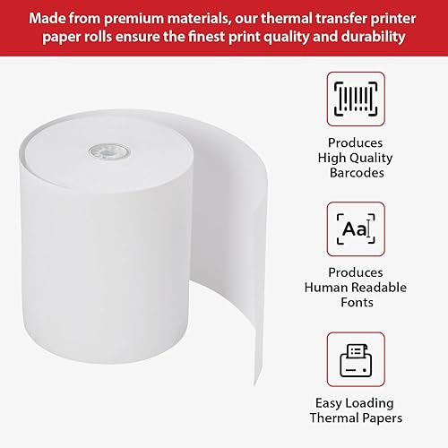 Miniatura 7 de Staples 386659 Rollos térmicos de caja registradoraposición 3 18 pulgadas x 230 pies 50cartón (18296-Cc)