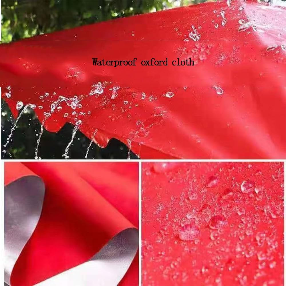 BTBZGFGNYU Rectangular Umbrella Replacement Canopy 8'x6.5' 10'x6.5' 10'x8', 4/6 Ribs Sun Umbrella Replacement Umbrella Cloth for Patio Yard Market Table Lawn(Khaki,300x250cm/10'x8')