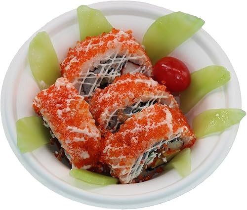 Miniatura 10 de Belinlen Paquete de 50 cuencos de papel desechables grandes de 32 onzas, cuencos de papel compostables hechos de caña de azúcar para alimentos fríos